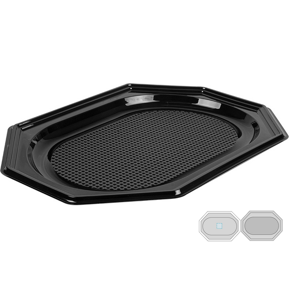 Svart cateringbricka RPET Svart cateringbricka RPET
